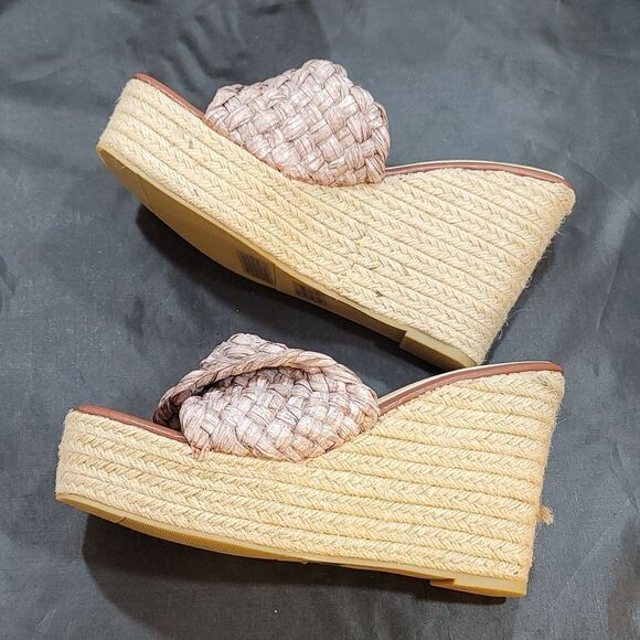 BRAND NEW OLIVIA MILLER IRMA OPEN TOE WEDGE HEEL SANDAL S2 - Picture 8 of 16